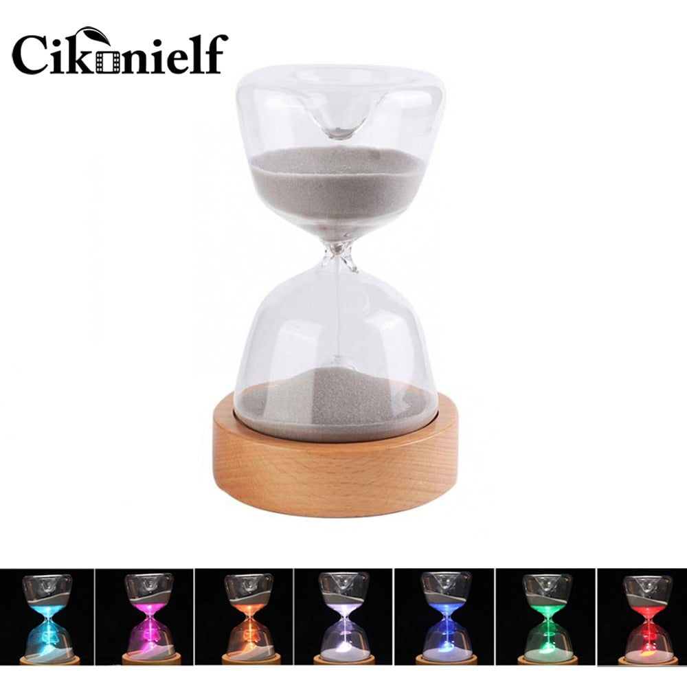 15 Minutes Sand Timer with LED Light